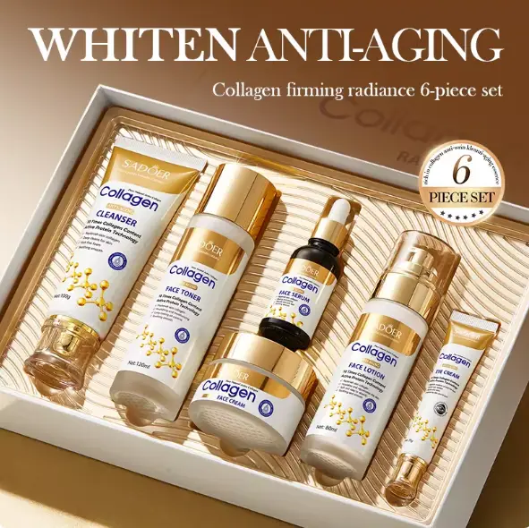 SADOER Collagen Firming Skin Care 6-piece Set Combo Pack