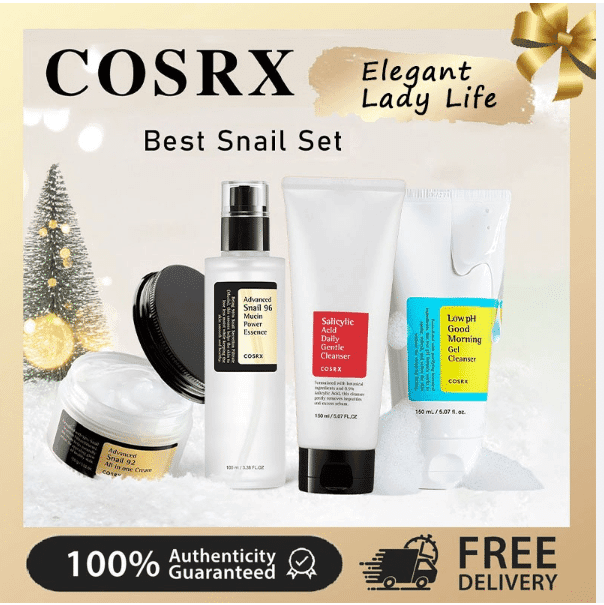 COSRX All About Snail Kit 4-Step Gift Set Combo